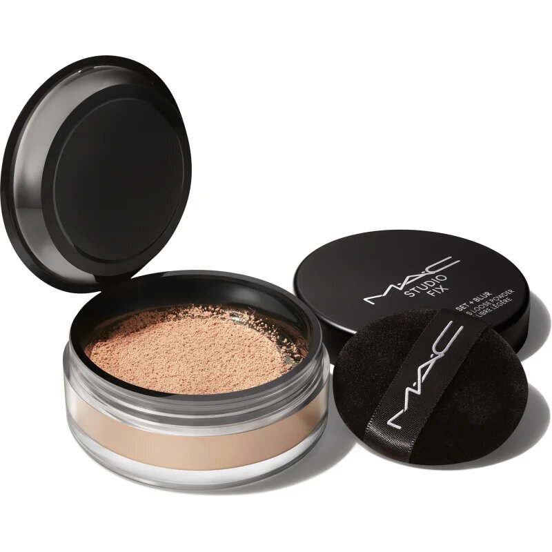 MAC Cosmetics Studio Fix Pro Set + Blur Weightless Loose Powder mattító fixáló púder árnyalat Medium 65 g