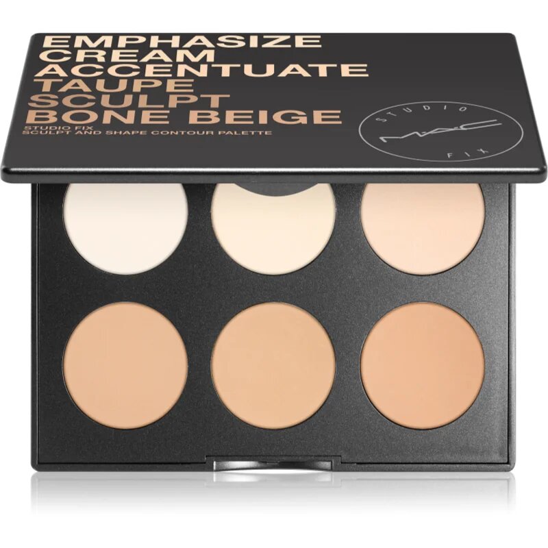 MAC Cosmetics Studio Fix Sculpt and Shape Contour Palette Púderes highlight és kontúr paletta Light / Medium 144 g