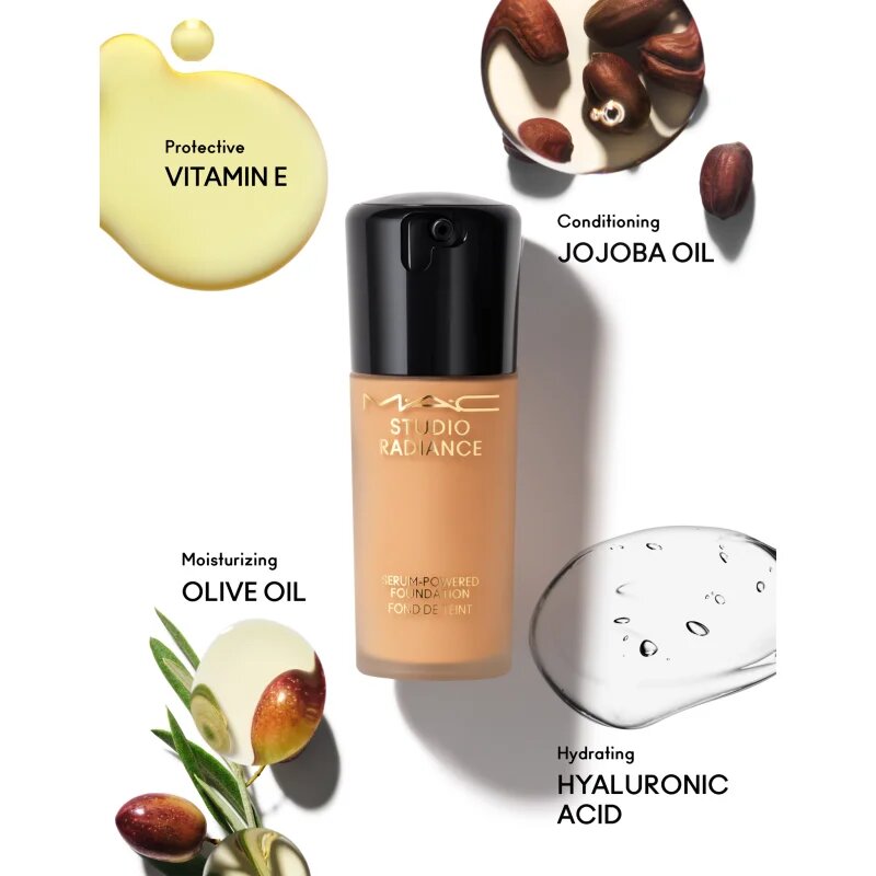 MAC Cosmetics Studio Radiance Serum-Powered Foundation hidratáló alapozó árnyalat NC45 30 ml