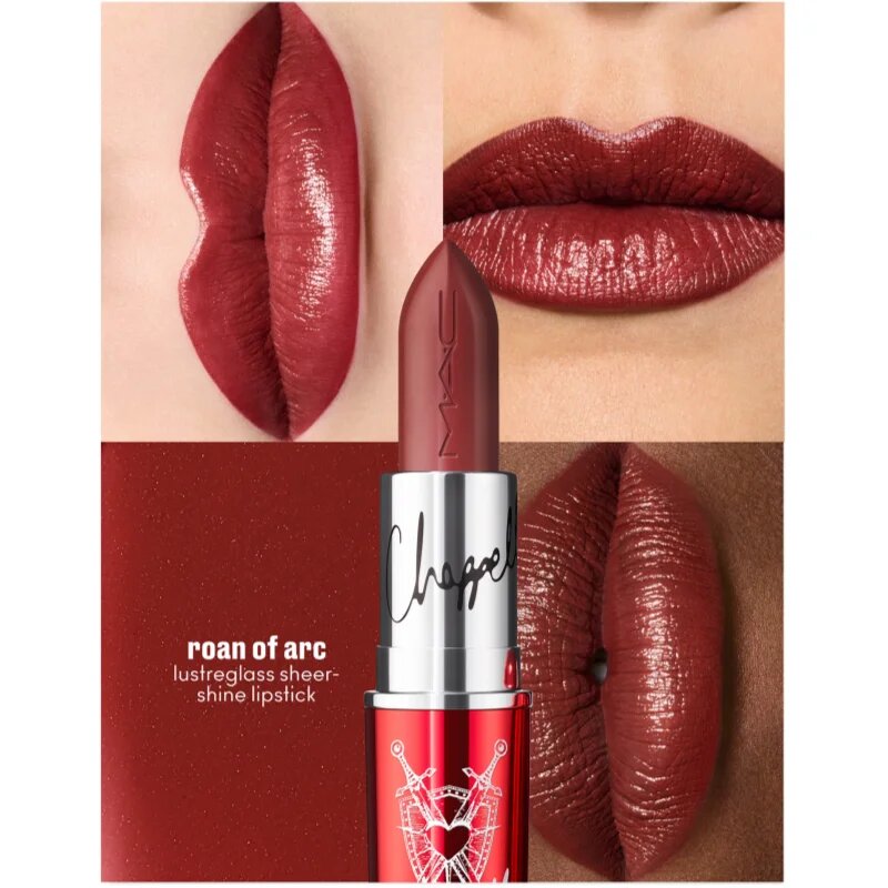MAC Cosmetics Viva Glam Lustreglass Sheer-Shine Lipstick fényes ajakrúzs 3.5 g
