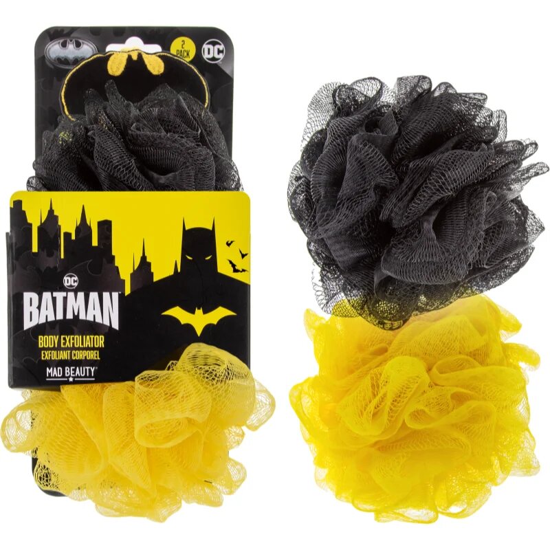Mad Beauty Batman masszírozó és fürdő szivacs duo
