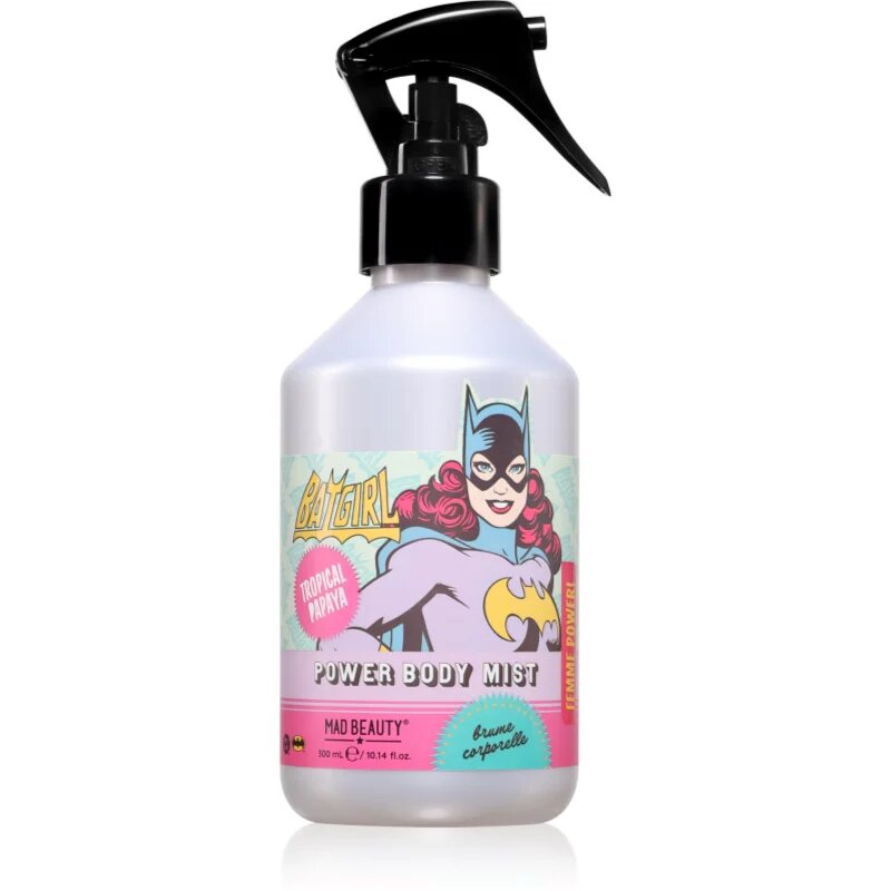 Mad Beauty DC Femme Power Batgirl parfümözött spray a testre hölgyeknek 300 ml