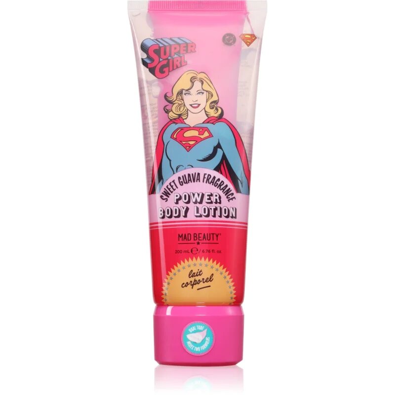 Mad Beauty DC Femme Power Supergirl hidratáló testápoló tej 200 ml