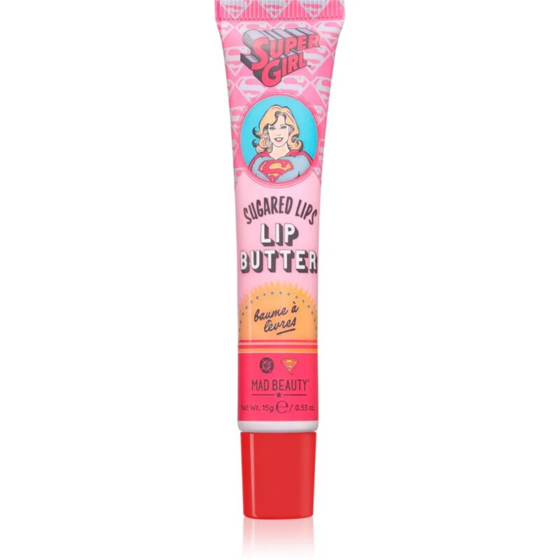 Mad Beauty DC Femme Power Supergirl Mélyen tápláló vaj az ajkakra 15 g