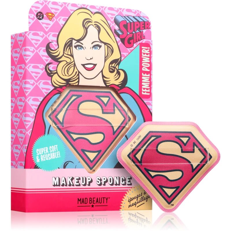 Mad Beauty DC Femme Power Supergirl sminkszivacs 1 db