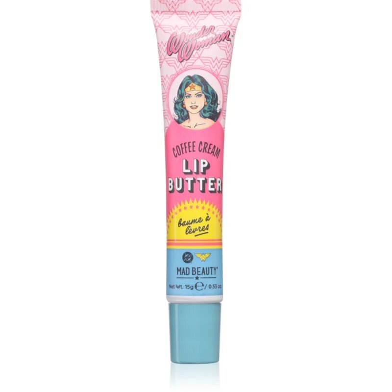 Mad Beauty DC Femme Power Wonder Woman Mélyen tápláló vaj az ajkakra 15 g