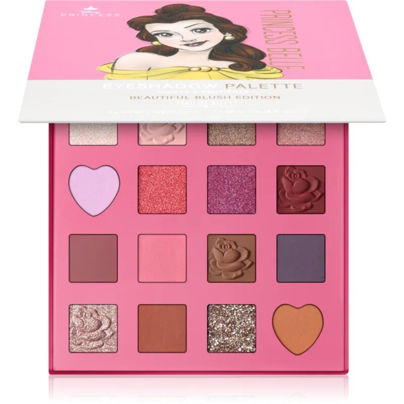 Mad Beauty Disney Princess Belle szemhéjfesték paletta 14x1.3 g