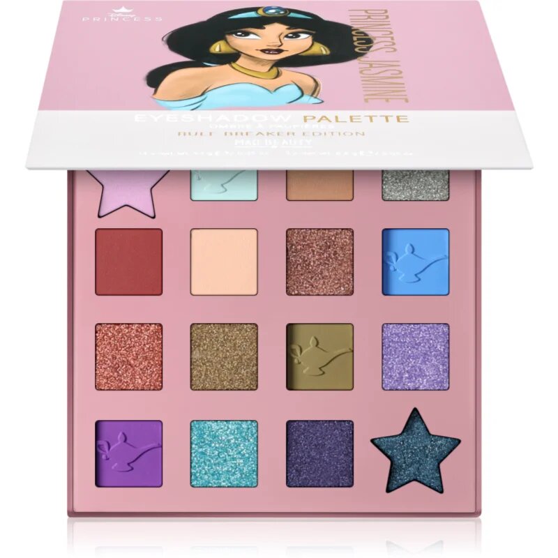 Mad Beauty Disney Princess Jasmine szemhéjfesték paletta 19.8 g