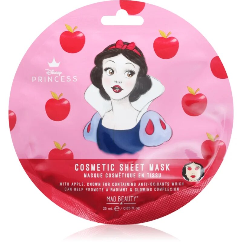 Mad Beauty Disney Princess Snow White arcmaszk revitalizáló hatással 25 ml