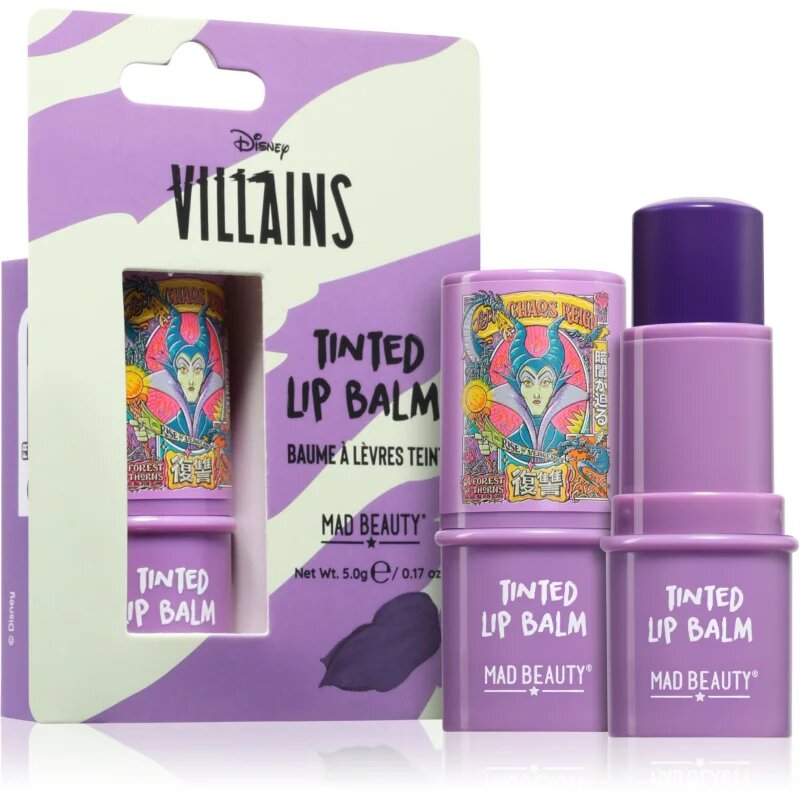 Mad Beauty Disney Villains Maleficent tonizáló ajakbalzsam 5 g
