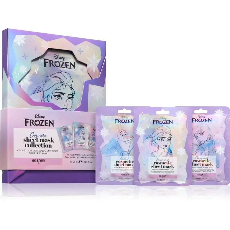 Mad Beauty Frozen fátyolmaszk szett