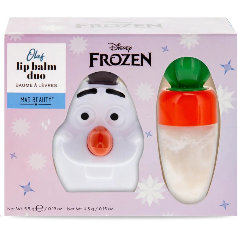 Mad Beauty Frozen Olaf ajakbalzsam duo