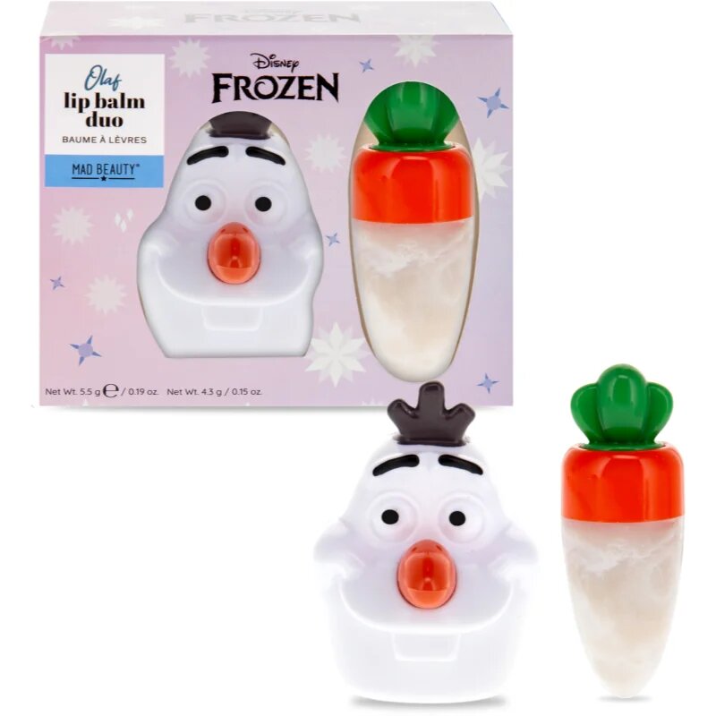 Mad Beauty Frozen Olaf ajakbalzsam duo