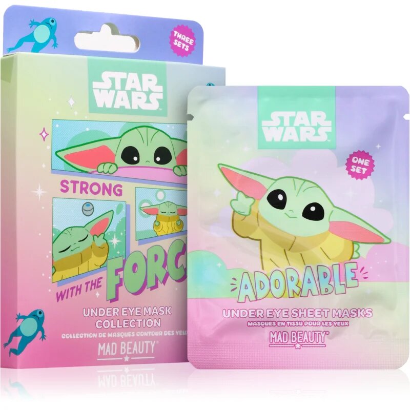 Mad Beauty Grogu Galaxy hidrogéles párnácskák a szem köré 4 db