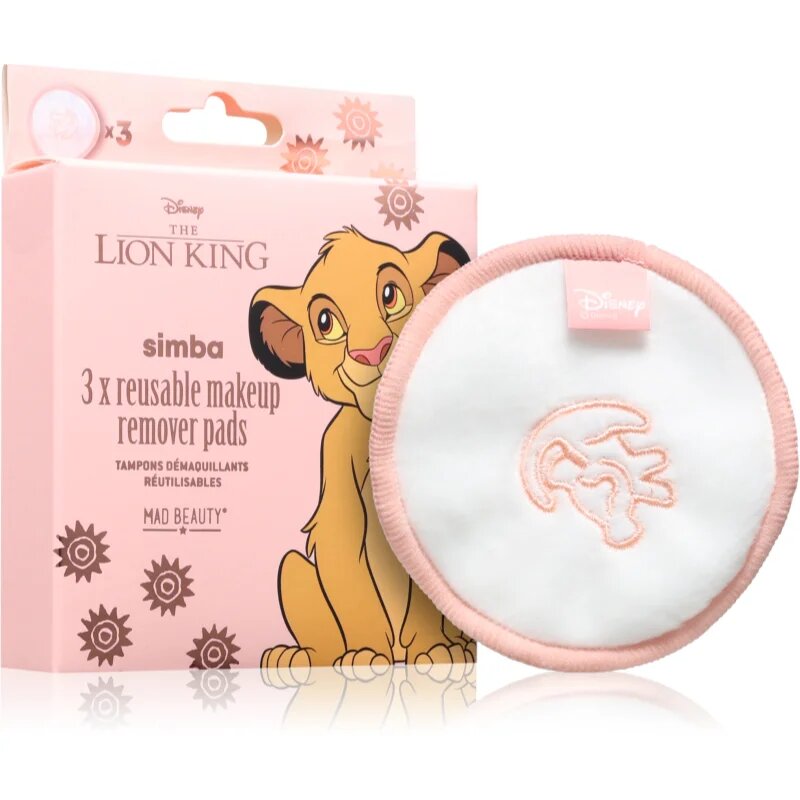 Mad Beauty Lion King Simba sminkelmosó korong 3 db