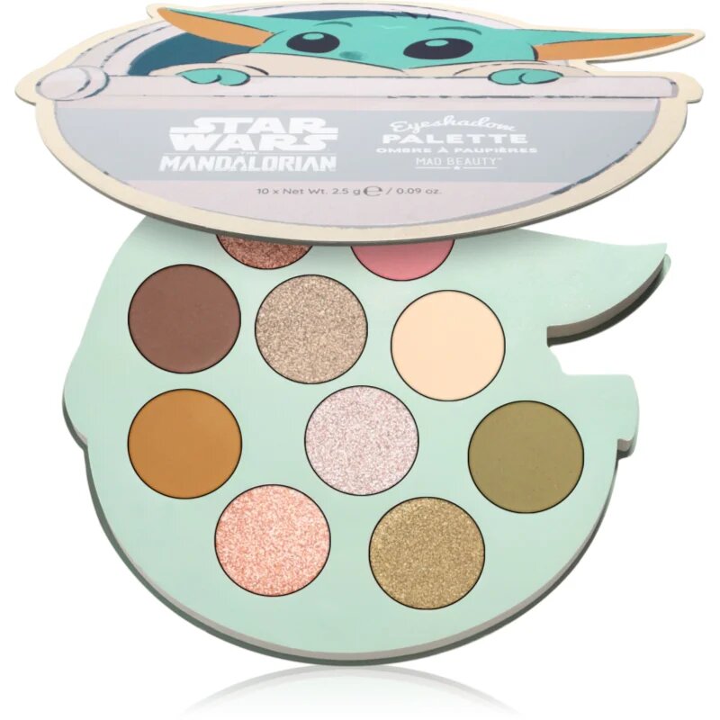 Mad Beauty Star Wars Grogu szemhéjfesték paletta 10x2.5 g