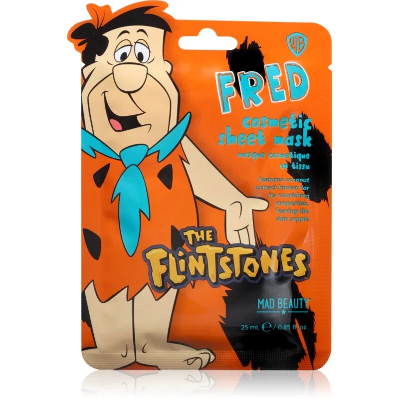 Mad Beauty The Flinstones Fred hidratáló gézmaszk 25 ml