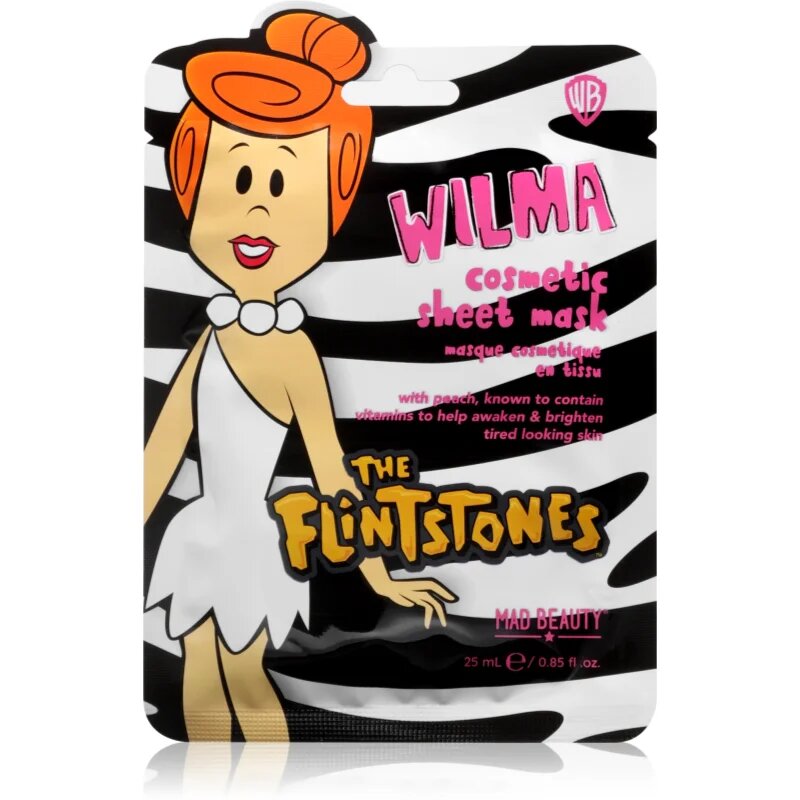 Mad Beauty The Flinstones Wilma arcmaszk antioxidáns hatású 25 ml
