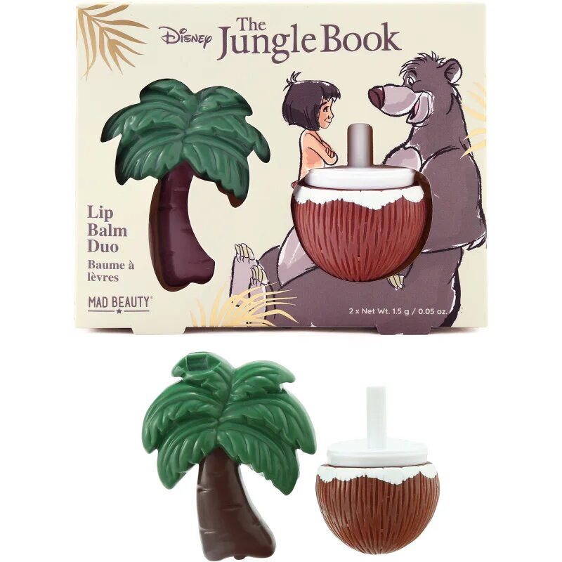 Mad Beauty The Jungle Book Lip Balm Duo ajakbalzsam 2x1.5 g