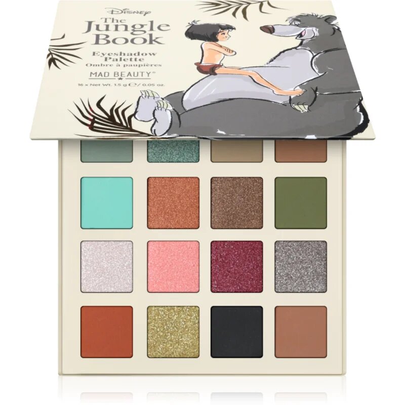 Mad Beauty The Jungle Book szemhéjfesték paletta 16x1.5 g