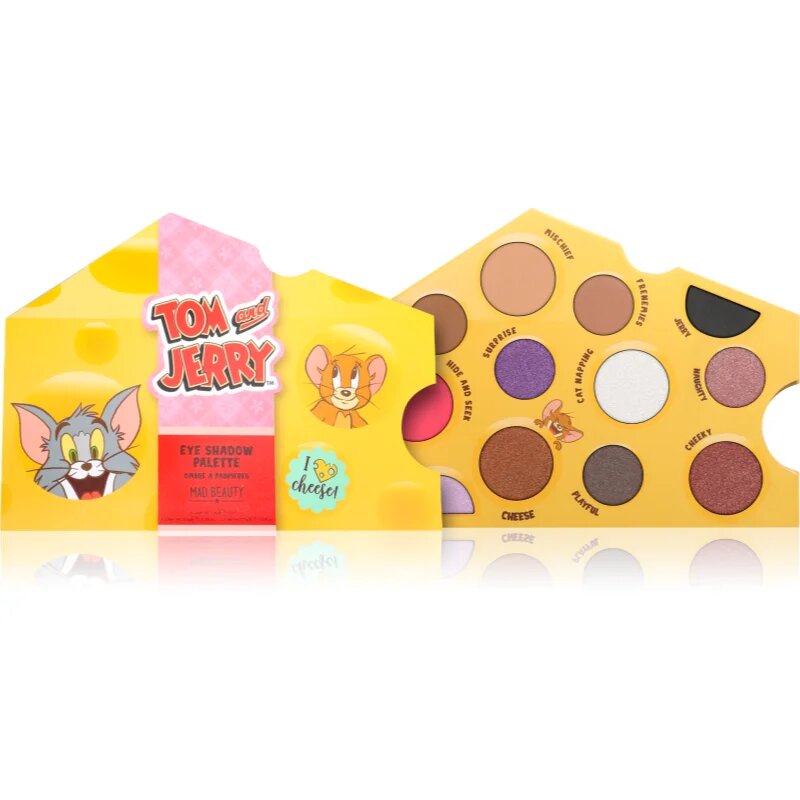 Mad Beauty Tom & Jerry szemhéjfesték paletta 22 g