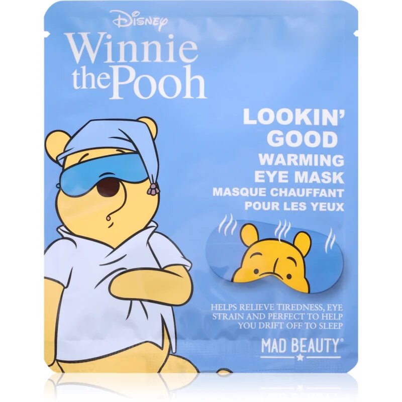Mad Beauty Winnie The Pooh szem maszk melegítő hatású 1 db