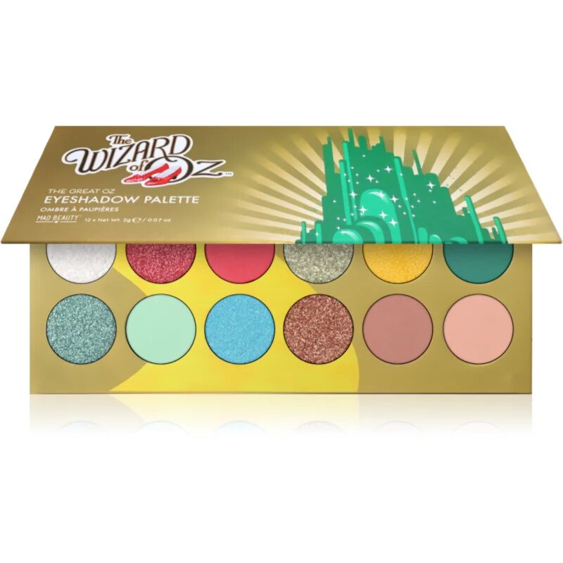 Mad Beauty Wizard of Oz szemhéjfesték paletta 12x2 g