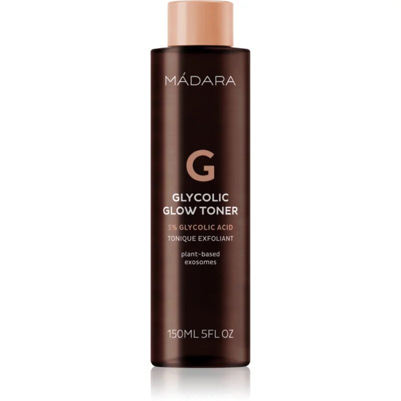 Mádara MÁDARA Glycolic Glow Toner gyengéd bőrhámlasztó tonik 150 ml