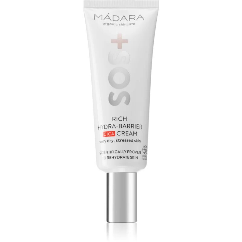 Mádara MÁDARA SOS+ Rich Hydra-Barrier CICA hidratáló arckrém 40 ml