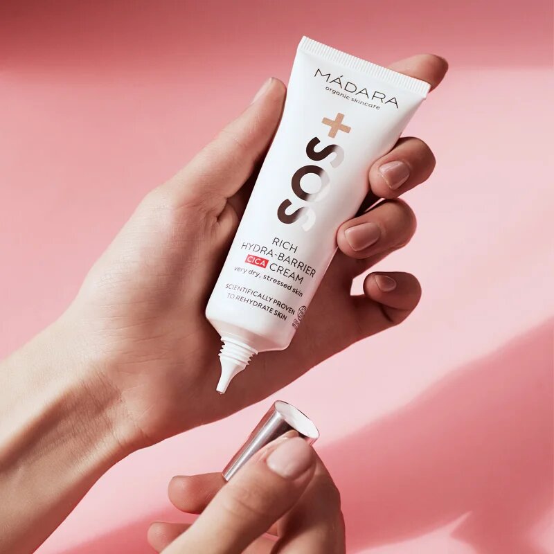 Mádara MÁDARA SOS+ Rich Hydra-Barrier CICA hidratáló arckrém 40 ml