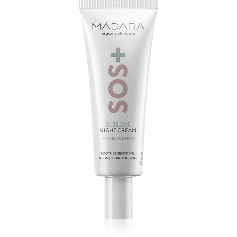 Mádara MÁDARA SOS+ Sensitive éjszakai krém az érzékeny arcbőrre 70 ml