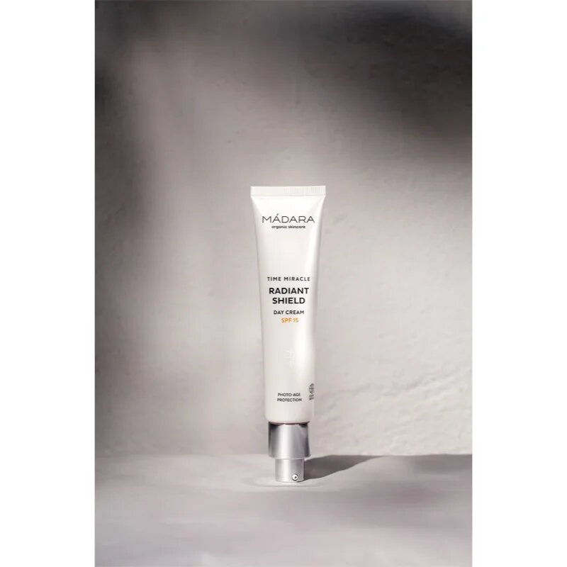 Mádara MÁDARA Time Miracle Radiant Shield világosító védő krém SPF 15 40 ml