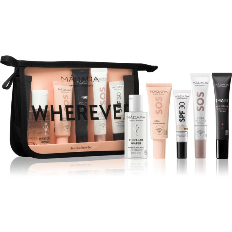 Mádara MÁDARA WHEREVER Travel Set 5-In-1 utazási készlet a tökéletes bőrért
