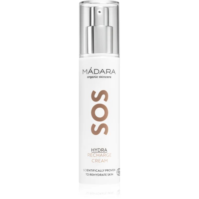 Mádara SOS Hydra Recharge nappali és éjszakai hidratáló krém ránctalanító hatással 50 ml
