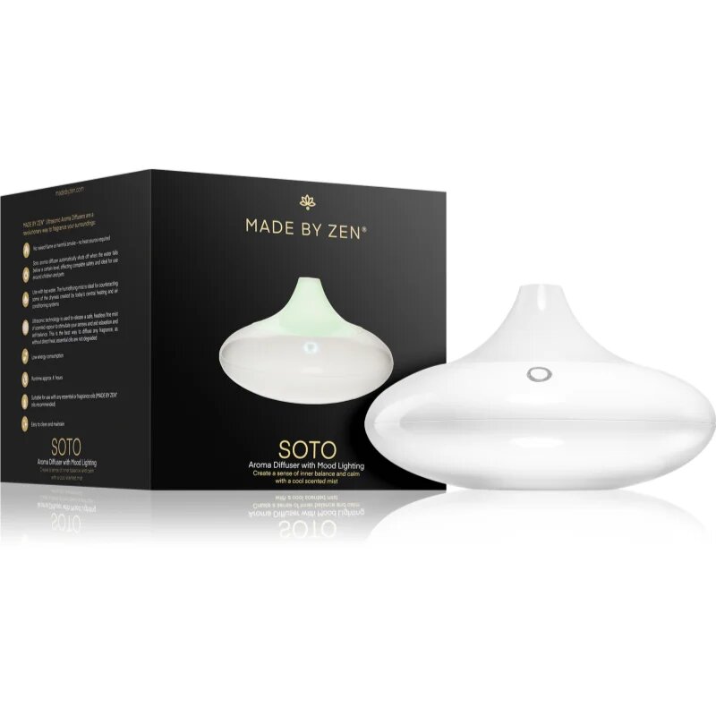 MADE BY ZEN Soto ultrahangos aroma diffúzor és párásító 1 db