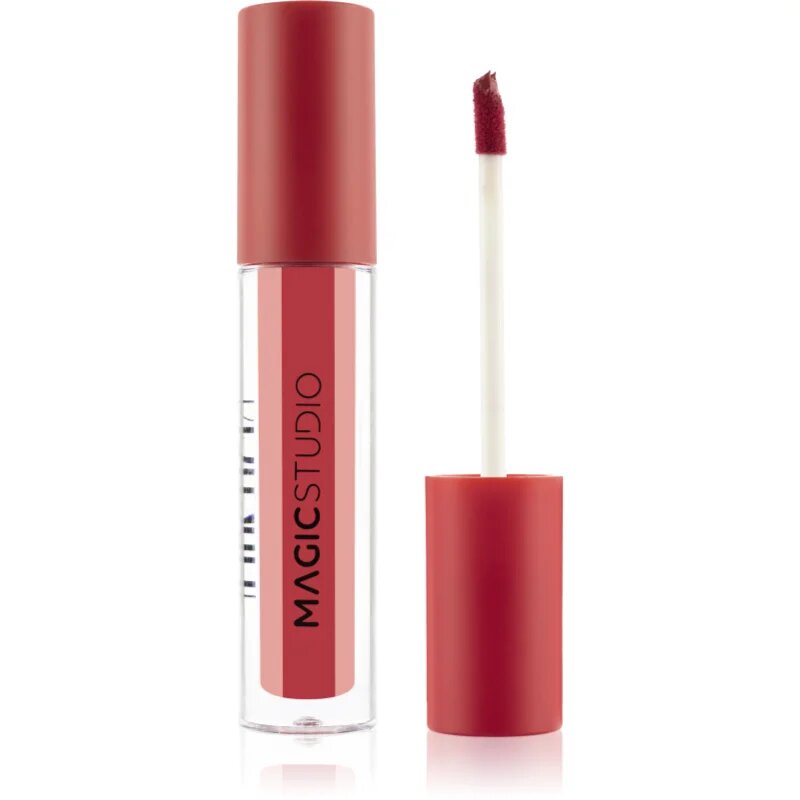 Magic studio Matte Liquid Lipstick folyékony rúzs matt hatással árnyalat 02 Scarlet 5 g