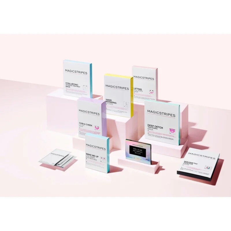 MAGICSTRIPES Hyaluronic Intensive Treatment Mask intenzív hidrogélmaszk hialuronsavval 3 db