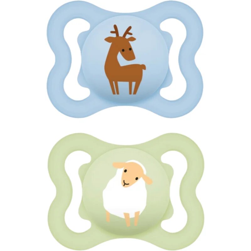 MAM Air 0+ months cumi Blue/ Green 2 db