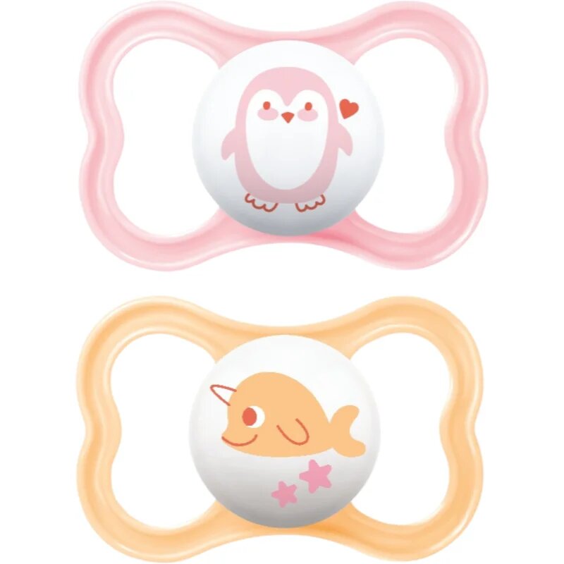 MAM Air 6+ months cumi Pink/ Orange 2 db
