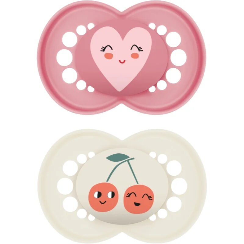 MAM Original 6+ months cumi Pink/ Beige 2 db