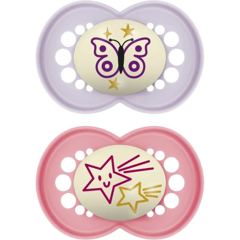 MAM Original Night 16m+ cumi Pink/ Purple 2 db
