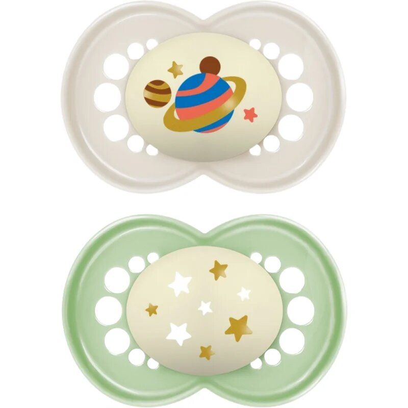 MAM Original Night 6m+ cumi Grey/ Green 2 db