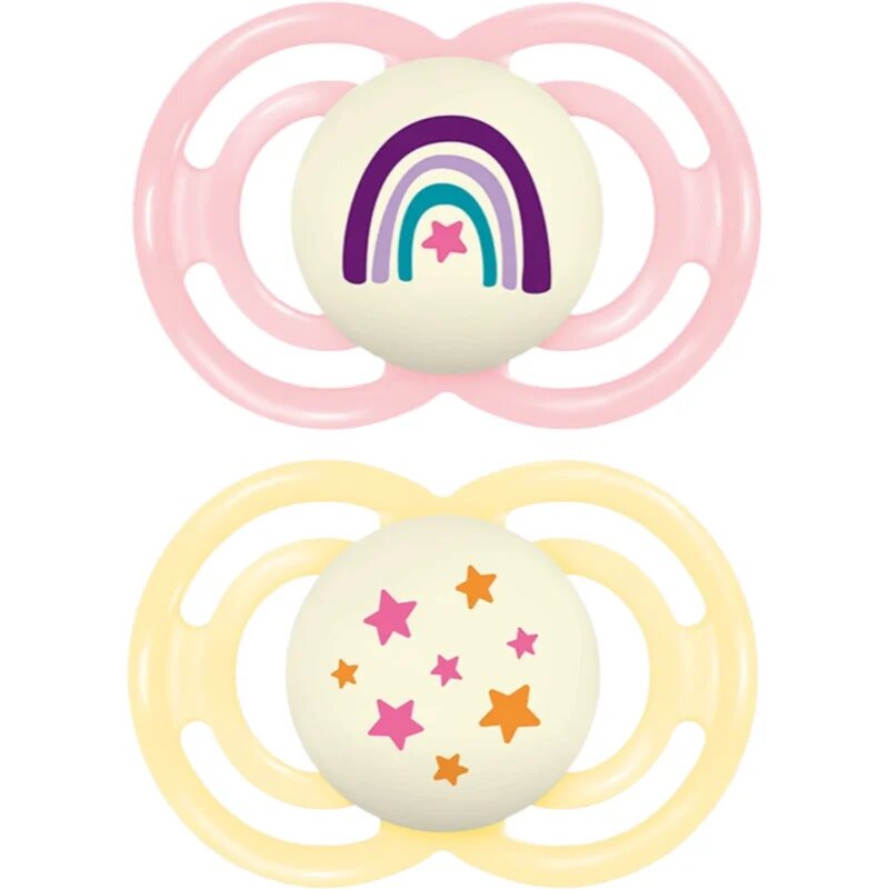 MAM Perfect Night 16+ months cumi Pink/ Yellow 2 db