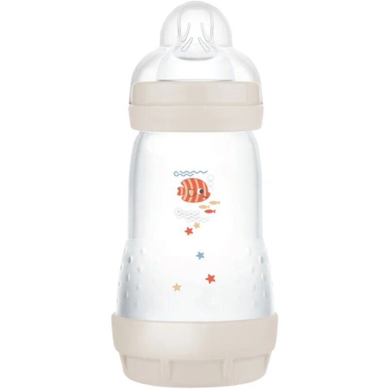 MAM Perfect Star Anti-colic Bottle antikólikás cumisüveg 2m+ Beige 1 db