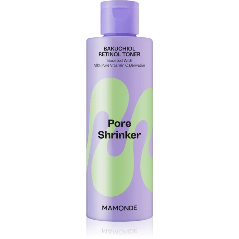 MAMONDE Pore Shrinker Bakuchiol Retinol Toner nyugtató tonik arcra pórusok minimalizálásához 200 ml