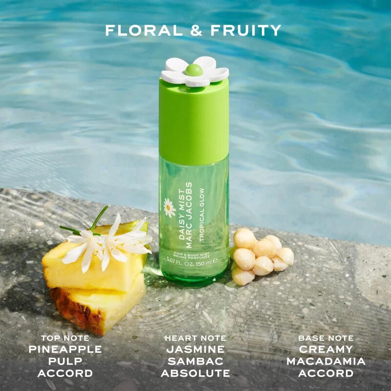 Marc Jacobs Daisy Mist Tropical Glow illatosított haj- és testpermet hölgyeknek 150 ml
