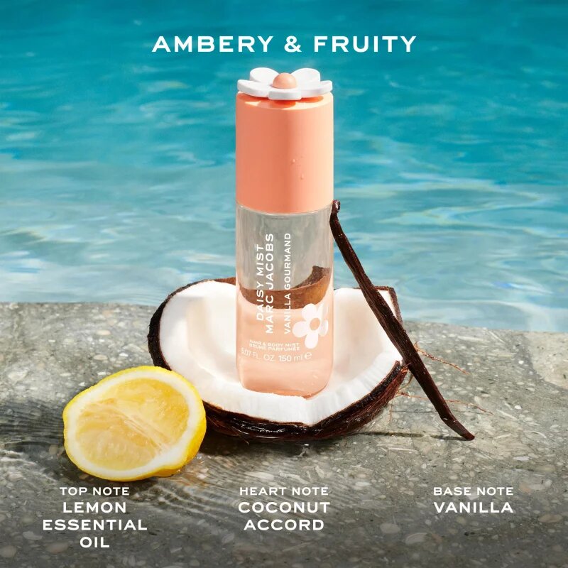 Marc Jacobs Daisy Mist Vanilla Gourmand illatosított haj- és testpermet hölgyeknek 150 ml