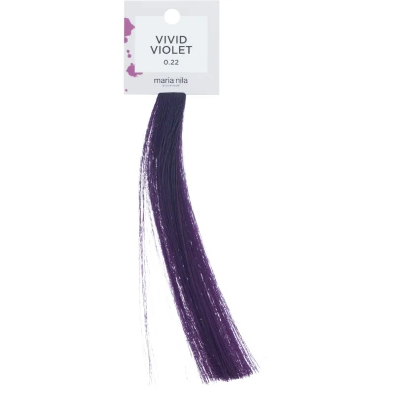 Maria Nila Colour Refresh Vivid Violet gyengéd tápláló maszk tartós színes pigmentekkel 4 – 10 alkalommal mosásálló 0.22 100 ml