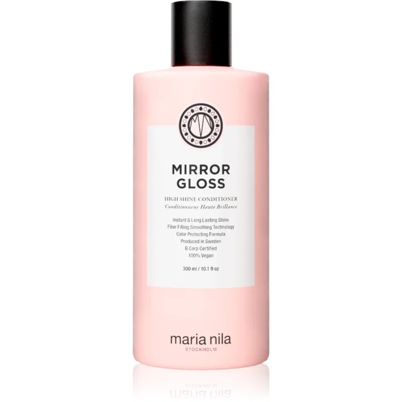 Maria Nila Mirror Gloss Conditioner tápláló kondícionáló a fénylő és selymes hajért 300 ml