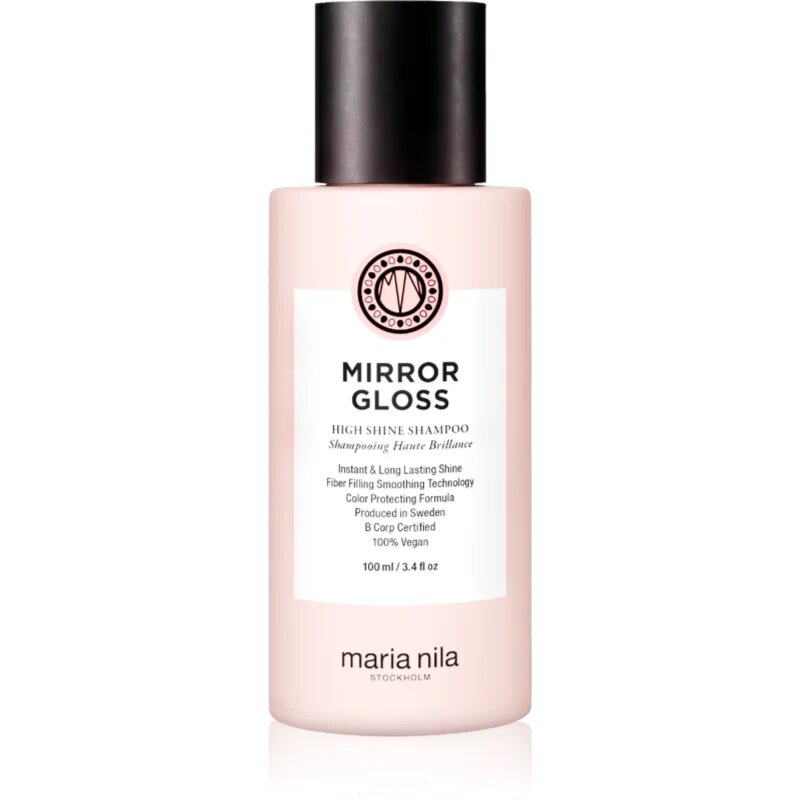 Maria Nila Mirror Gloss Shampoo tápláló sampon a fénylő és selymes hajért 100 ml